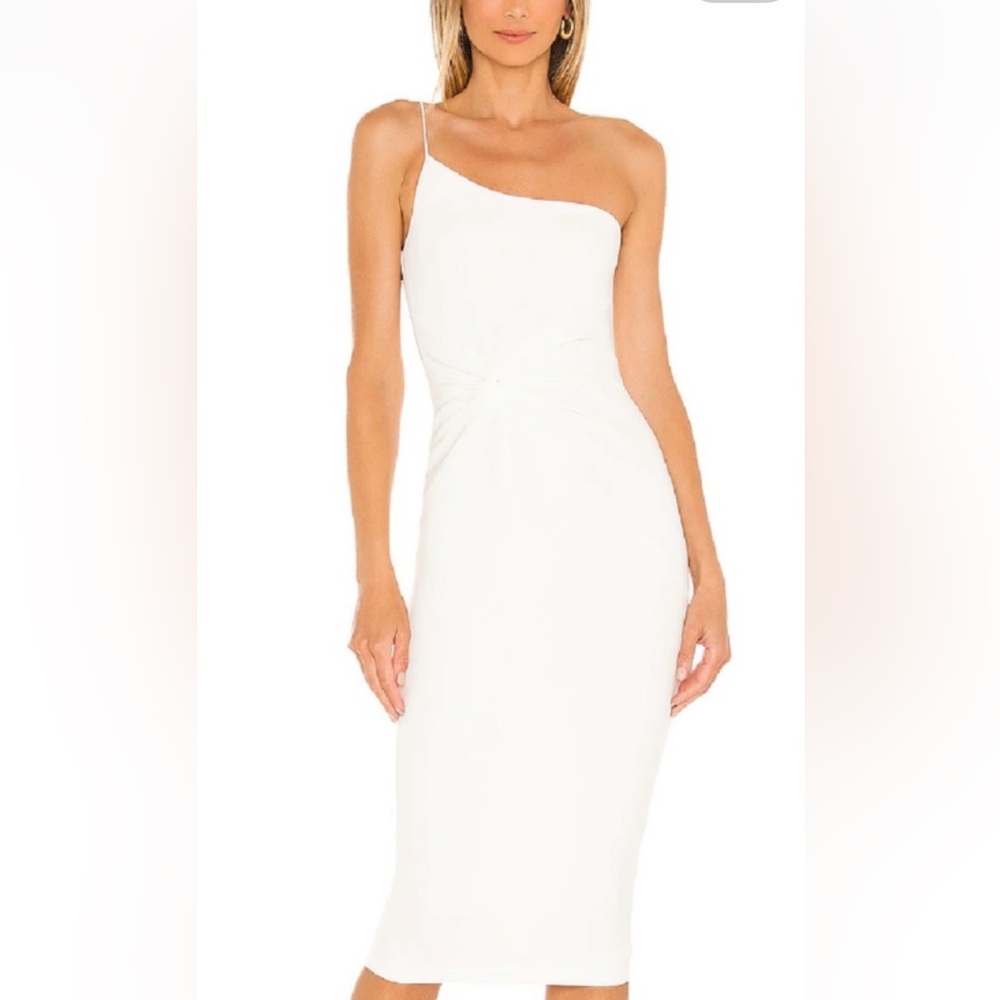 Nookie Lust One Shoulder Midi Dress